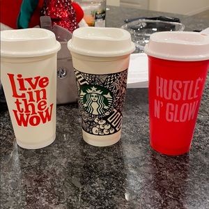 Starbucks cups